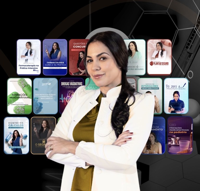 Dra. Taciana Maia e os cursos da Farmacologia para Enfermeiros